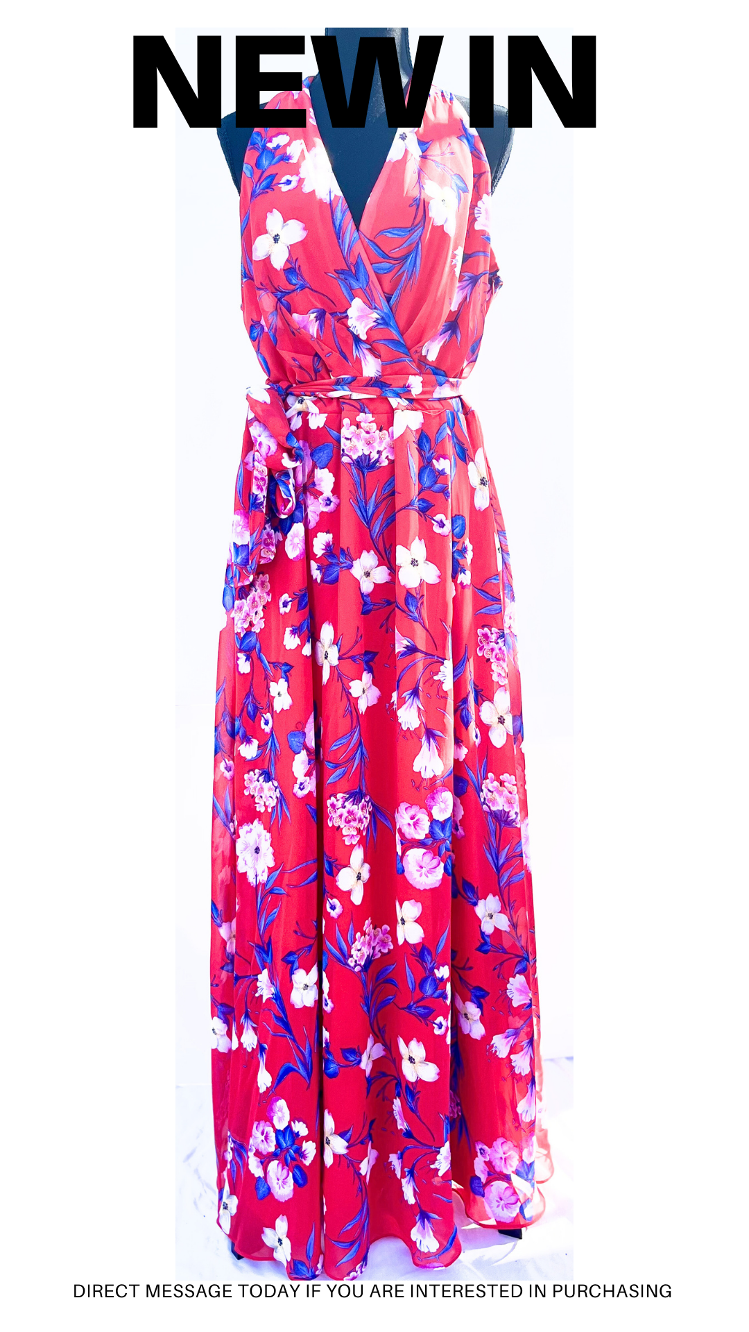 Floral Wrap Dress